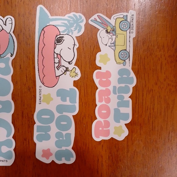 Set 10 Peanuts Snoopy Paper bookmarks - Picture 7 of 9